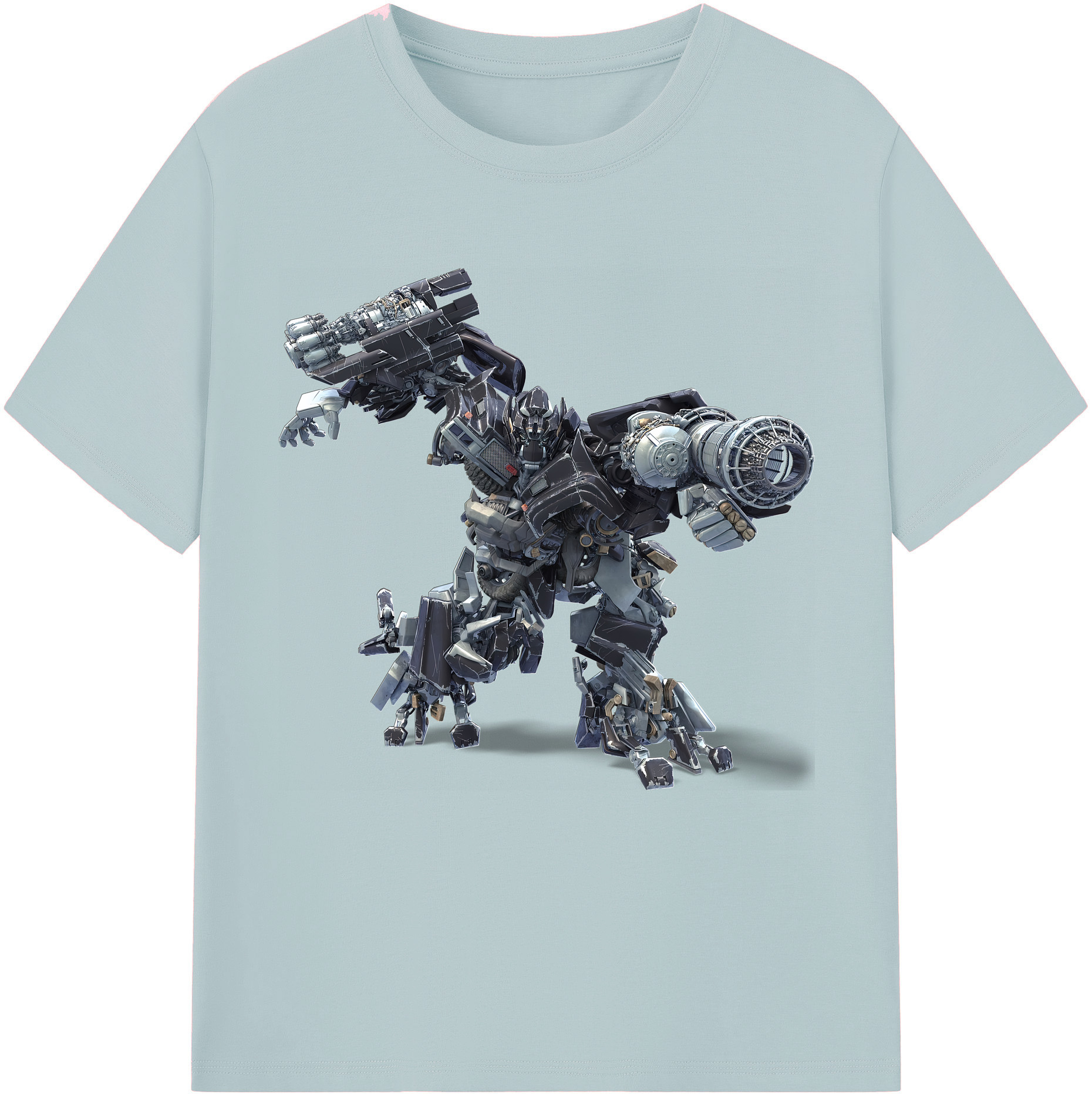（画像用） Transformers トランスフォーマー 綿100％半袖Tシャツ（フロントプリント）